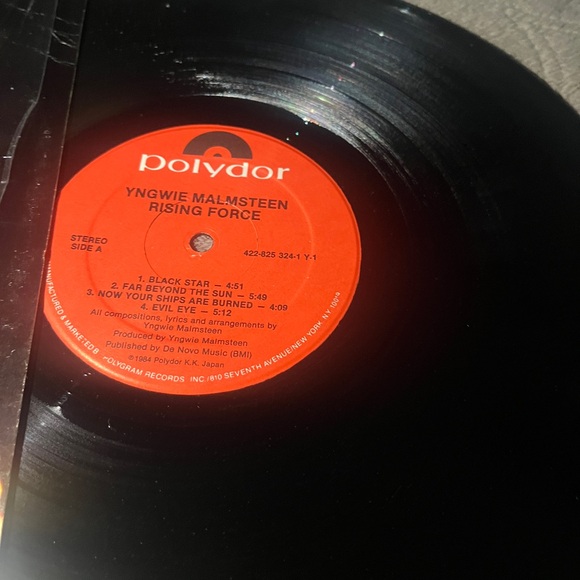 Yngwie J. Malmsteen -Rising Force 1st Sterling original in Shrink. Vinyl Rec. - Picture 5 of 6